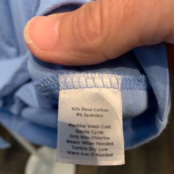 Talbots Pima cotton  and spandex open‎ tee cardigan. Worn a few times - Picture 3 of 4